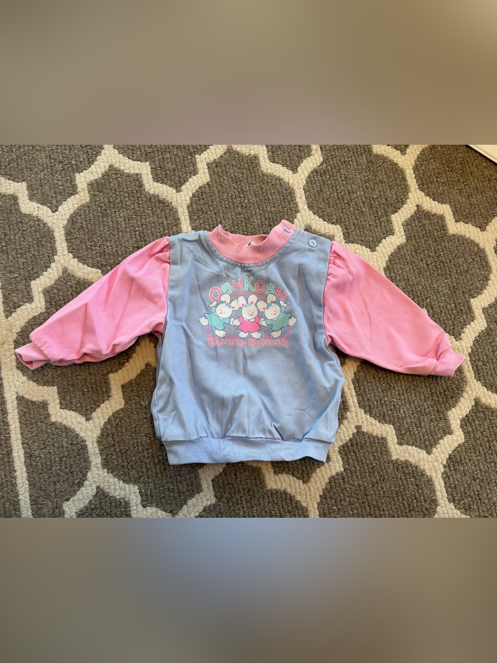 Vintage OshKosh Bunny Bunch Sweatshirt size 24 months